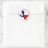 Texas Thing Runder Aufkleber (Tasche)