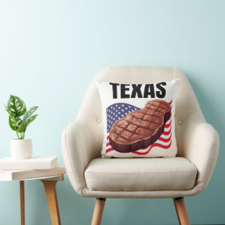 Texas Throw Pillow Kissen