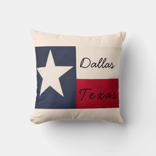 Texas Throw Pillow Kissen (Vorderseite)