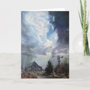 Texas Thunderstorm Grußkarte Karte