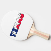 Texas Tischtennis Schläger (Seitenansicht)