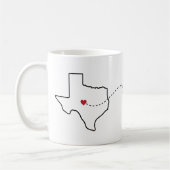 Texas to Ohio - Heart2Heart Kaffeetasse (Links)