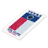Texas Total Eclipse Flexible Foto Magnet (Linke Seite)