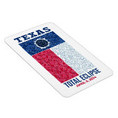 Texas Total Eclipse Flexible Foto Magnet (Rechte Seite)