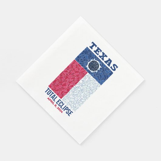 Texas Total Eclipse Napkins Serviette (Ecke)