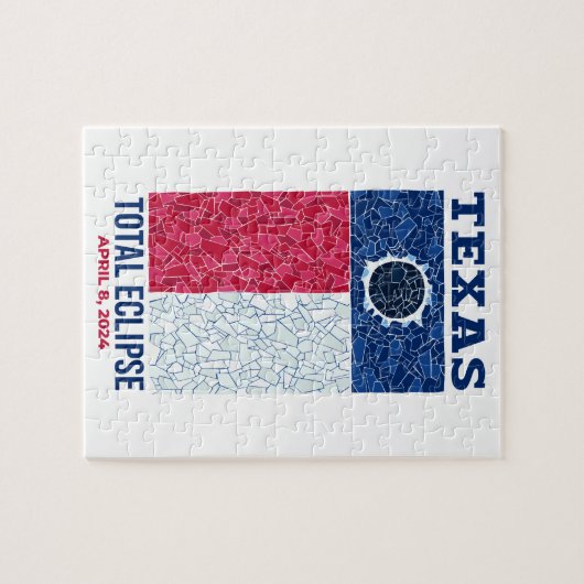 Texas Total Eclipse Puzzle (Horizontal)