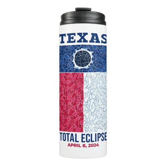 Texas Total Eclipse Thermal Tumbler Thermosbecher (Vorderseite)