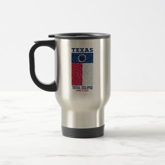 Texas Total Eclipse Travel Tumbler Reisebecher (Links)