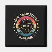 Texas Total Solar Eclipse 2024 American Totality A Magnet (Vorne)
