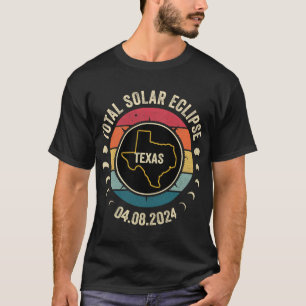 Texas Total Solar Eclipse 2024 American Totality A T-Shirt