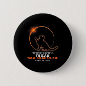 Texas Total Solar Eclipse 2024 Button (Vorderseite)