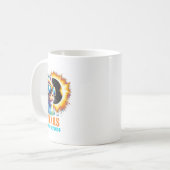 Texas Total Solar Eclipse 2024 Cat Solar Eclipse G Kaffeetasse (Vorderseite Links)