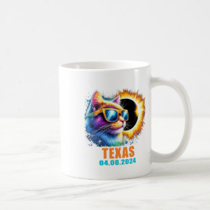 Texas Total Solar Eclipse 2024 Cat Solar Eclipse G Kaffeetasse