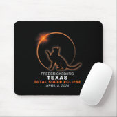 Texas Total Solar Eclipse 2024 Mousepad (Mit Mouse)