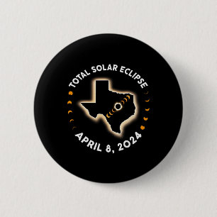 Texas Total Solar Eclipse 2024 Totality 8. April 2 Button