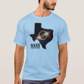 Texas Total Solar Eclipse April 2024 Texas Eclip T-Shirt (Vorderseite)