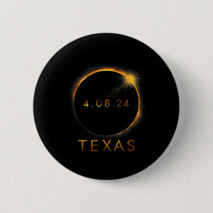Texas Total Solar Eclipse April 8 2024 Texas Solar Button