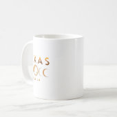 Texas Total Solar Eclipse April 8 2024 Texas Solar Kaffeetasse (Vorderseite Links)