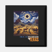 Texas Total Solar Eclipse April 8 2024 Texas Solar Magnet (Vorne)