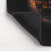 Texas Total Solar Eclipse April 8 2024 Texas Solar Mousepad (Ecke)