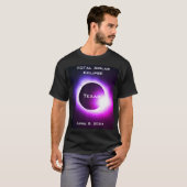 Texas Total Sonnenfinsternis 8. April 2024 T-Shirt (Vorne ganz)