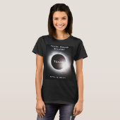 Texas Total Sonnenfinsternis 8. April 2024 T-Shirt (Vorne ganz)
