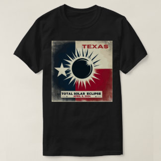 Texas Totale Sonnenfinsternis 2024 T-Shirt