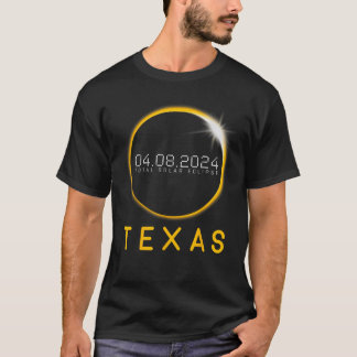 TEXAS Totalität Totale Sonnenfinsternis 8. April 2 T-Shirt