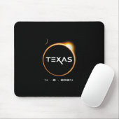 Texas Totality 4.08.2024 Total Solar Eclipse 2024 Mousepad (Mit Mouse)