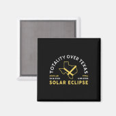 Texas Totality Annual Total Solar Eclipse 2024 Magnet (Vorderseite/Rückseite)