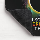 Texas Totality Total Solar Eclipse 8. April 2024 Mousepad (Ecke)