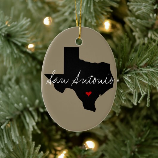 Texas Town Keramikornament (Baum)