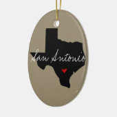 Texas Town Keramikornament (Links)