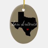 Texas Town Keramikornament (Vorne)