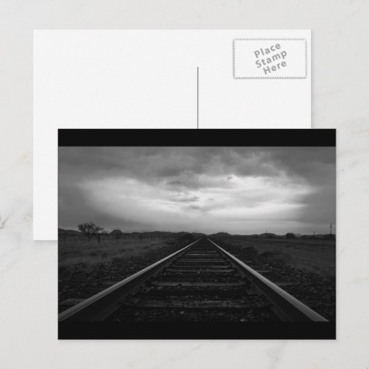 Texas Tracks Postkarte (Vorne/Hinten)