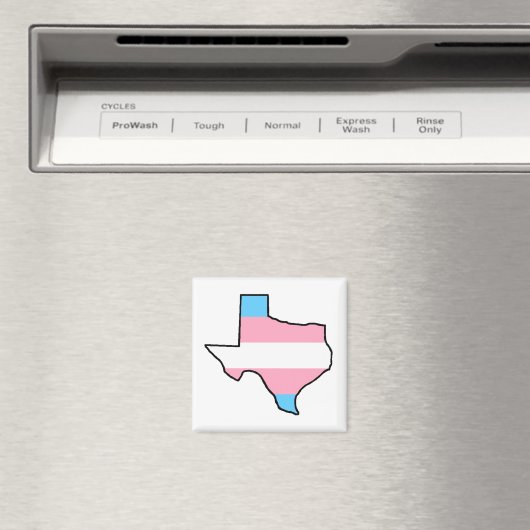 Texas Trangender Pride Magnet (In Situ (Geschirrspüler))
