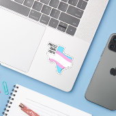 Texas Trans Jugend schützen Aufkleber (Laptop mit iPhone)