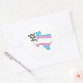 Texas Trans Jugend schützen Runder Aufkleber (Umschlag)