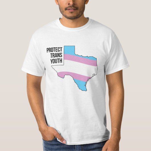 Texas Trans Jugend schützen T-Shirt (Vorderseite)