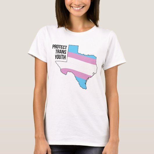 Texas Trans Jugend schützen T-Shirt (Vorderseite)