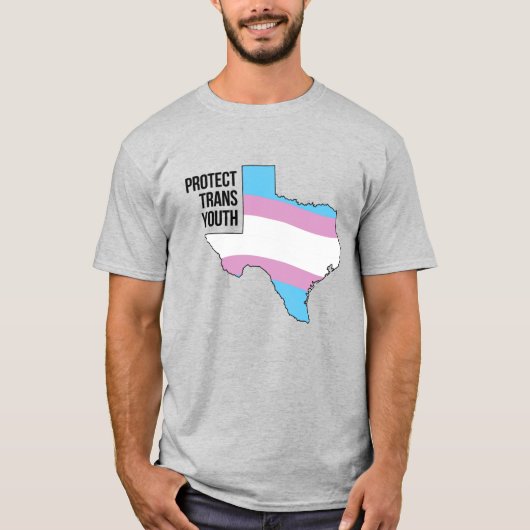 Texas Trans Jugend schützen T-Shirt (Vorderseite)