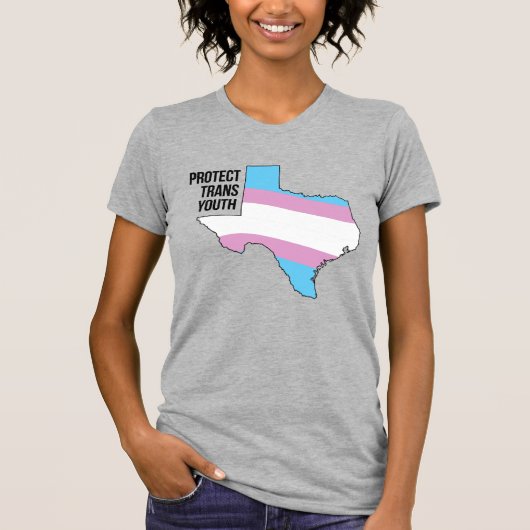 Texas Trans Jugend schützen T-Shirt (Vorderseite)