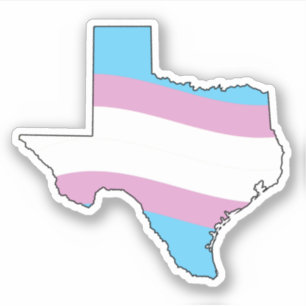 Texas Trans Pride Aufkleber