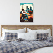 Texas Travel: Alles ist größer Leinwanddruck (Insitu (Schlafzimmer))