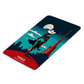 Texas Travel: Der Geist des Abenteuers flexibel Magnet (Linke Seite)