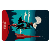 Texas Travel: Der Geist des Abenteuers flexibel Magnet (Horizontal)