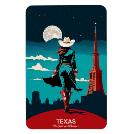 Texas Travel: Der Geist des Abenteuers flexibel Magnet