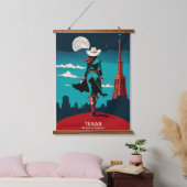 Texas Travel: Der Geist des Abenteuers Wandteppich Mit Holzrahmen (Schlafzimmer)