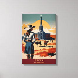 Texas Travel: Ihr Abenteuer erwartet Sie Leinwanddruck