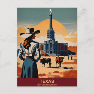 Texas Travel: Ihr Abenteuer erwartet Sie Postkarte
